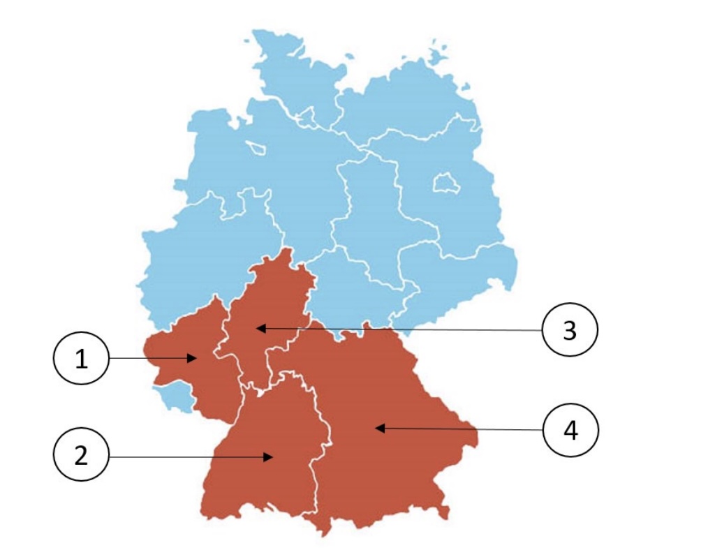 Which federal state is Baden-Württemberg?