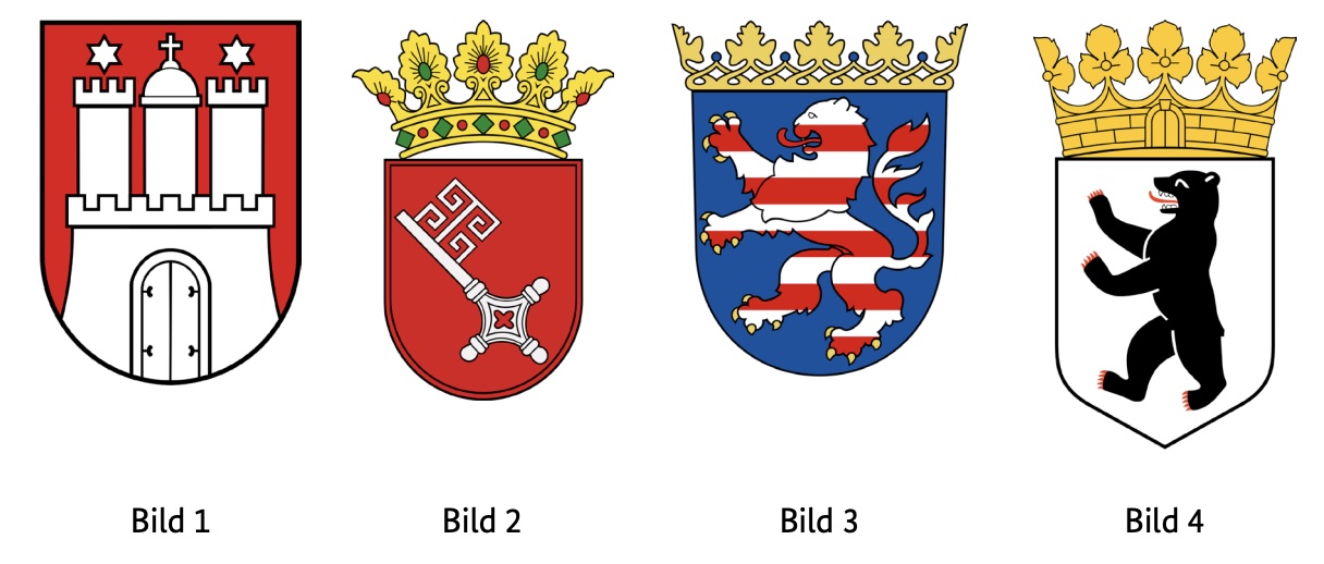 Which coat of arms belongs to the federal state of Berlin?