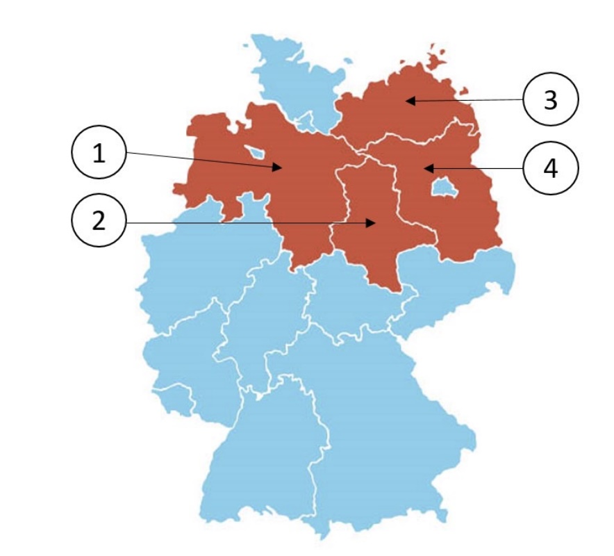 Which federal state is Brandenburg?