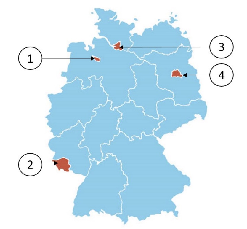 Which federal state is Bremen?