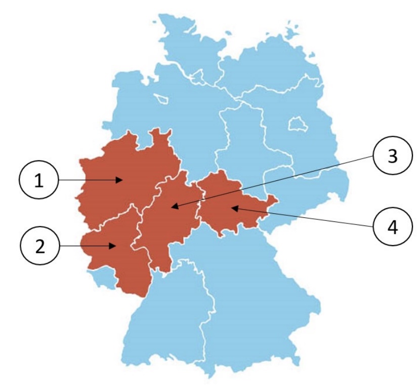 Which federal state is Hesse?