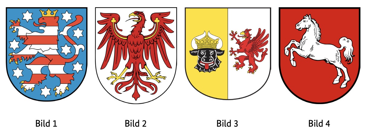 Which coat of arms belongs to the federal state of Mecklenburg-Vorpommern?