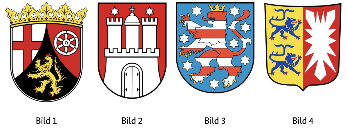 Which coat of arms belongs to the federal state of Rhineland-Palatinate?