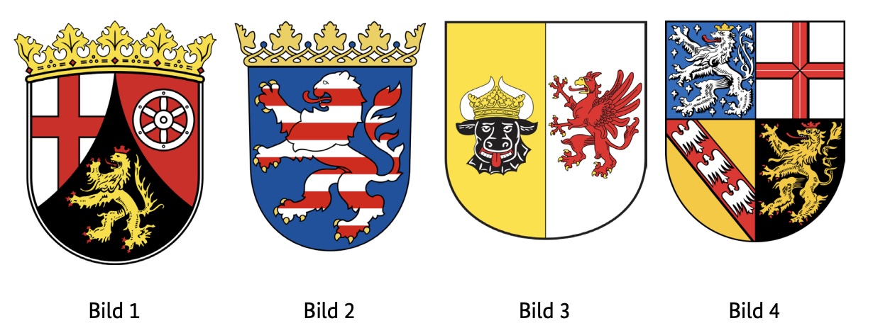Which coat of arms belongs to the federal state of Saarland?