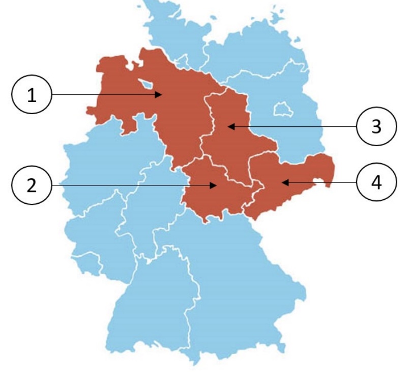 Which federal state is Saxony?