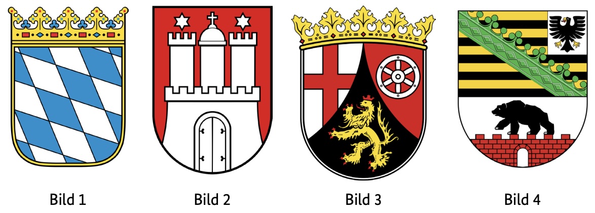 Which coat of arms belongs to the federal state of Saxony-Anhalt?