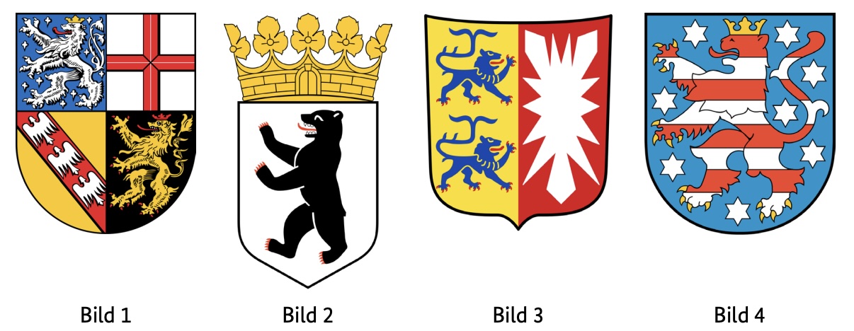 Which coat of arms belongs to the federal state of Schleswig-Holstein?